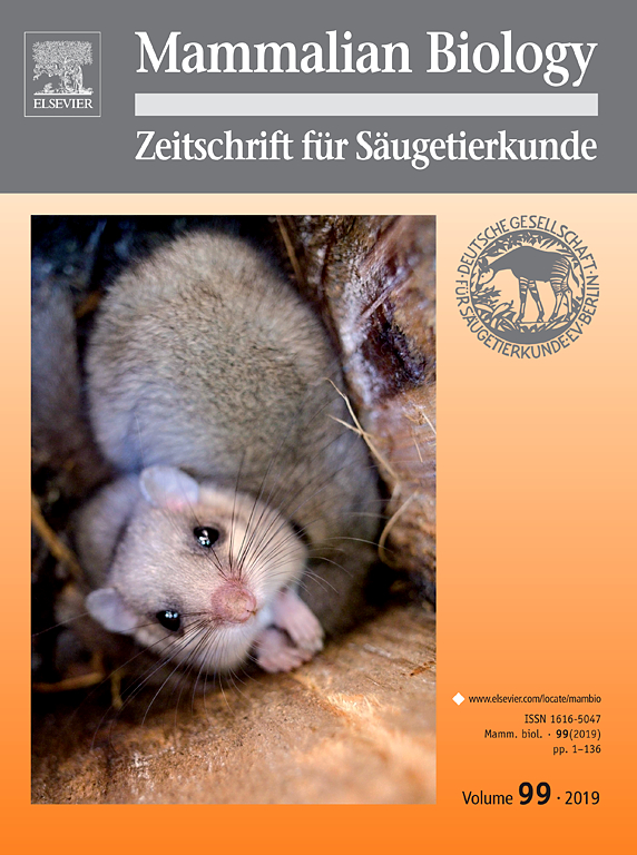 Go to journal home page - Mammalian Biology